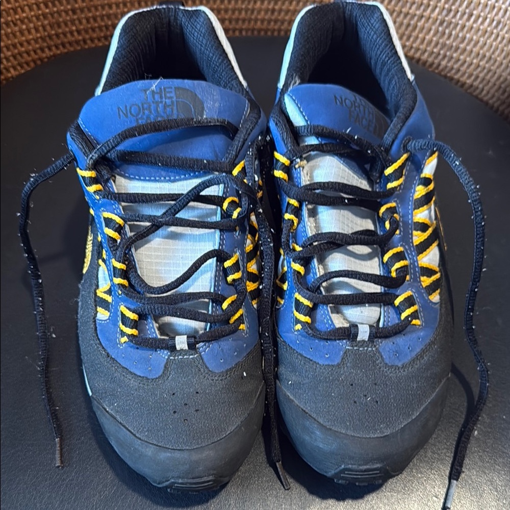 The North Face Men's Blue and Black Shoes